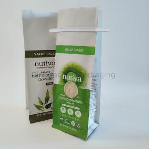 Quality Laminated Plastic 8 Side Seal Bag Tin Tie Flat Bottom Food Packaging Gravure printing wholesale