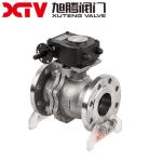 Industrial DIN Wcb/CF8/CF8m Stainless Steel Floating Flange Ball Valve with