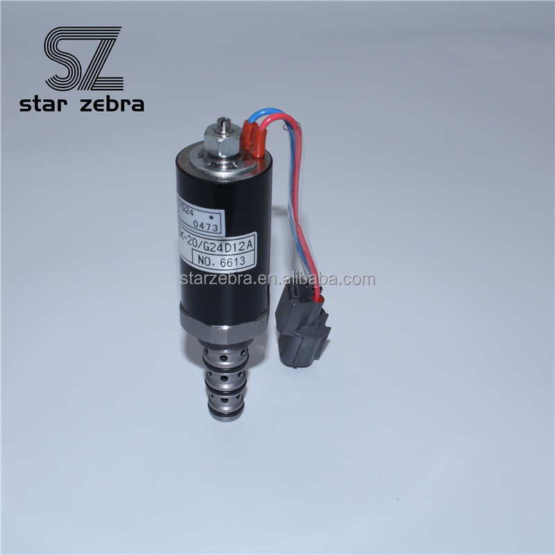 OEM KDRDE5K-20 G24D12A Solenoid Valve for YN35V00005F1 Hydraulic Pump SK200-2 SK200-II Excavator Parts