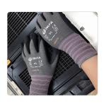 Cleaning Grey Nylon Liner Ladies Nitrile Work Gloves