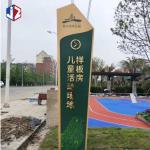 Impact Resistant Advertising Pylon Sign Boards 100V-240V Aluminium Illuminated