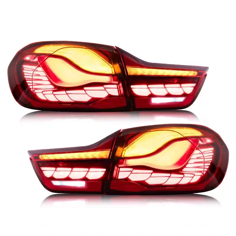 GTS Style For BMW 4 Series F32 F33 F36 F82 F83 M4 Facelift LED Rear Light 2014-2020