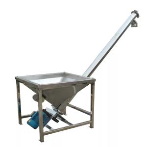 Quality Chemical Industry Inclined Screw Conveyor With Hopper Easy To Install wholesale