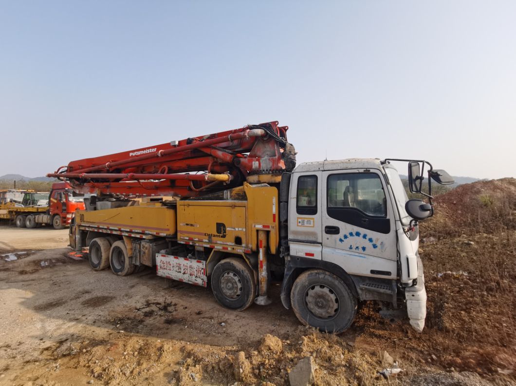 2007 42m Pm Concrete Pump on I. Suzu Truck Concrete Boom Pump Used Heavy Equipment
