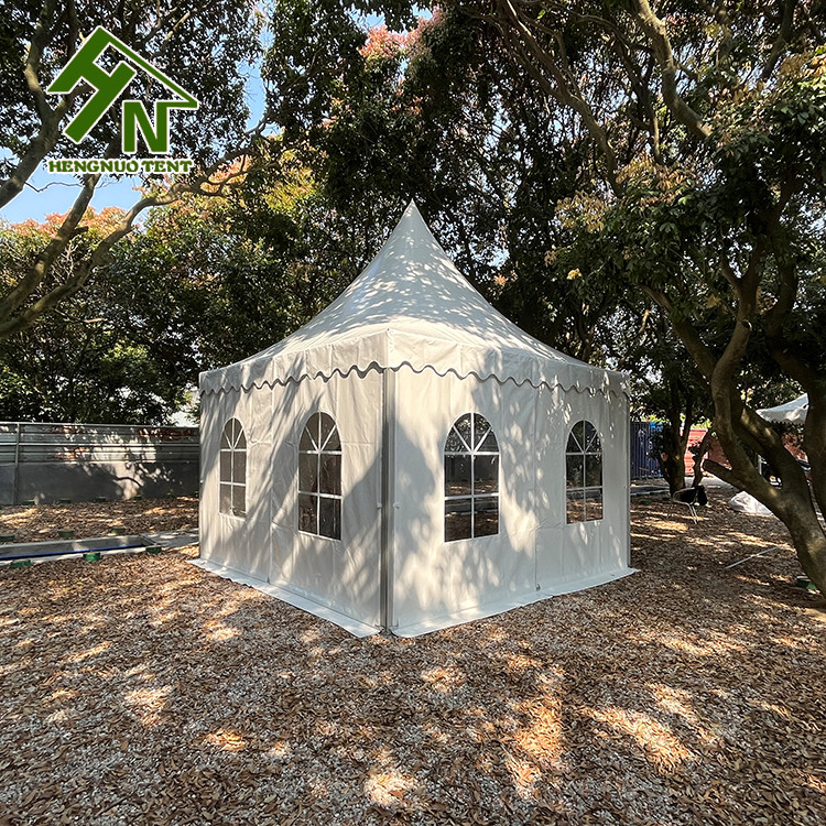 White Color Self Cleaning Pagoda Event Tent For Home Graden