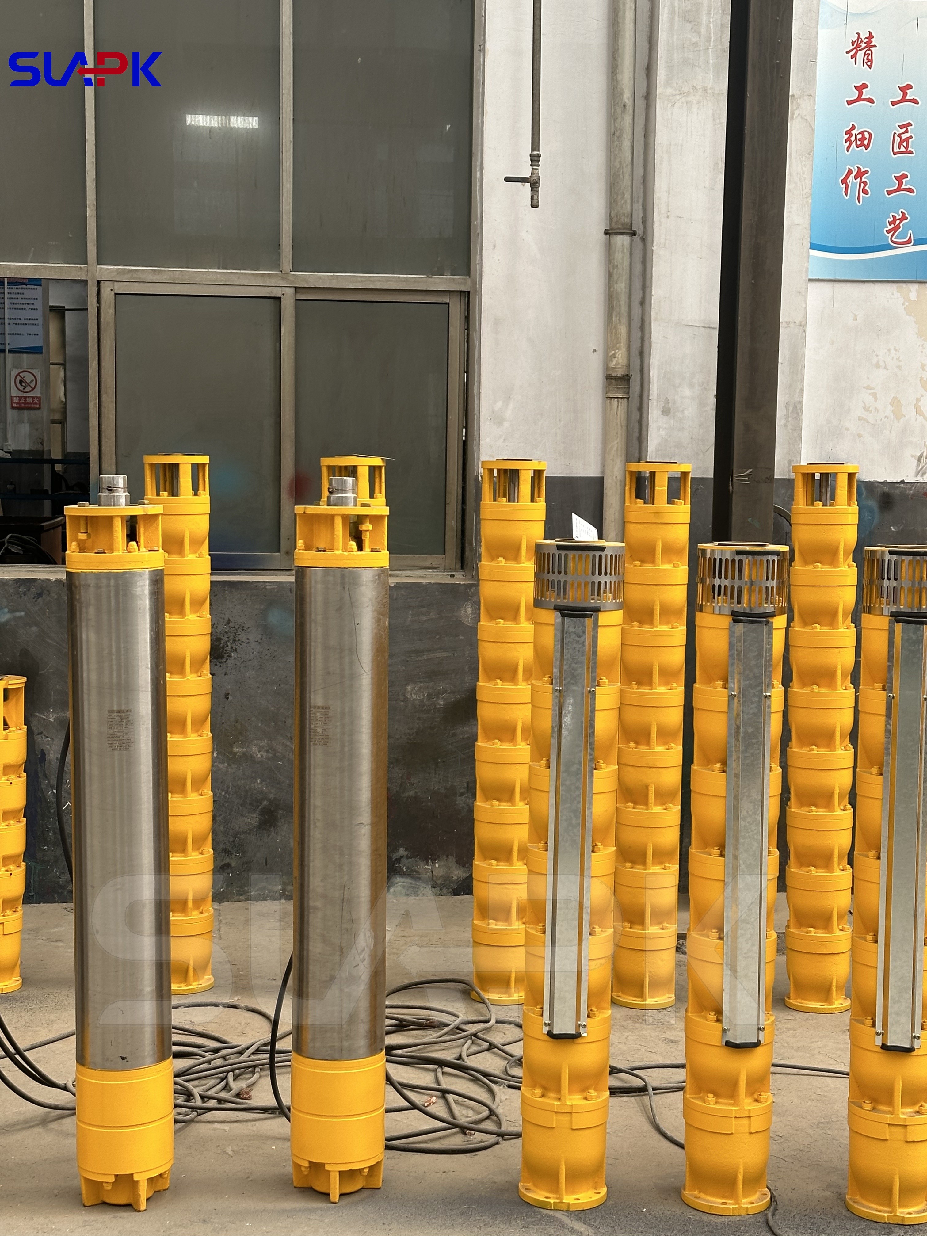 5.5kW High Head Submersible Pump 10m³/h 108m Clear & River Water Application