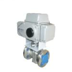 High Temperature Flange Connection PTFE WCB Electric Regulating Ball Valve