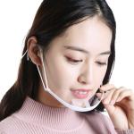 Clear ABS PET Hygiene Face Mask For Reception Staff