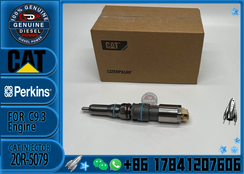 Diesel Fuel Common Rail Injector For456-3493 4563493 456-3544 20R-5079 for C9.3 Cat Excavator 336E 336F C7 Diesel Engine