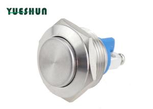 Quality Momentary Car Push Button Switch Anti Vandal Stainless Steel 19mm High Head wholesale
