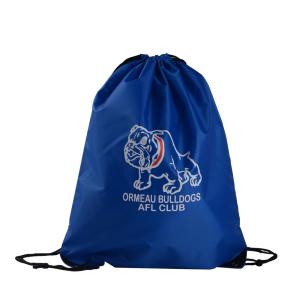 Quality 190T Nylon Bule Promotional Polyester Drawstring Packaging Bags wholesale
