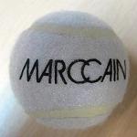 2.5inch promotional tennis ball with custom logo C grade