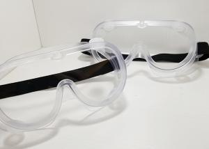 Quality Lightweight Chemical Splash Safety Goggles Anti Dust Glasses With Elastic Strap wholesale