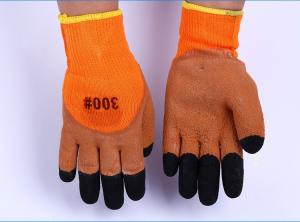 Quality 24cm Finger Strengthen Foam Latex Coated Work Gloves wholesale