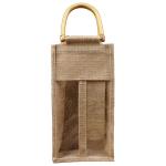 Shopping Unique Handle Gift Wine Bottle Jute Bag