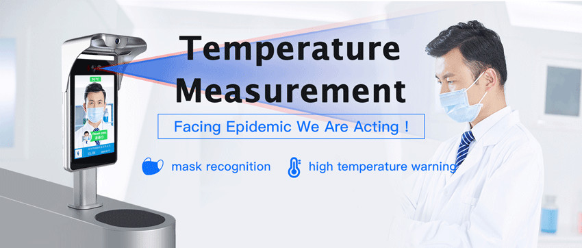 40cm Facial Recognition Temperature Scanner Face Scan Thermometer