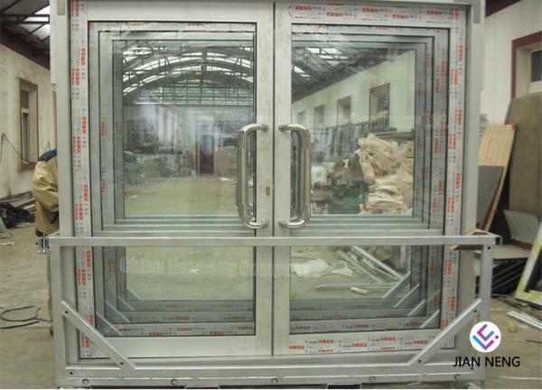 Outdoor Event Tent Single Tempered Saftety Glass Aluminum Alloy Casement Door