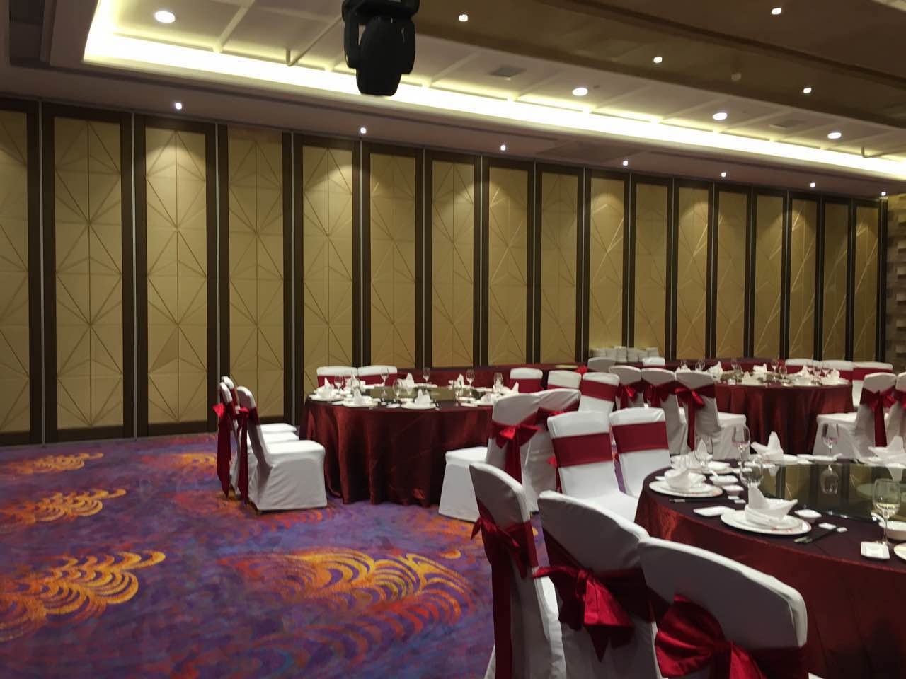 Extraordinary Height movable partition wall details for Ballroom Cathedral with different styles