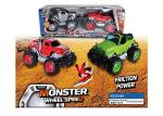 Kids 2 In 1 Friction Powered Toys Jeep Pickup Truck With Big Wheel Multicolor