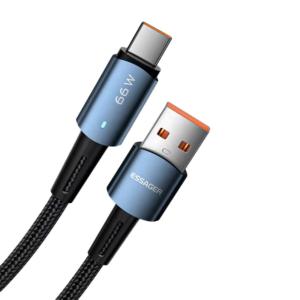 Quality Essager Sunset Super Charge USB A To C Data Cable USB2.0 6A PD 66W wholesale