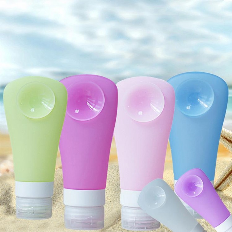Food Grade Silicone Travel Containers 100% BPA Free Small Size Portable