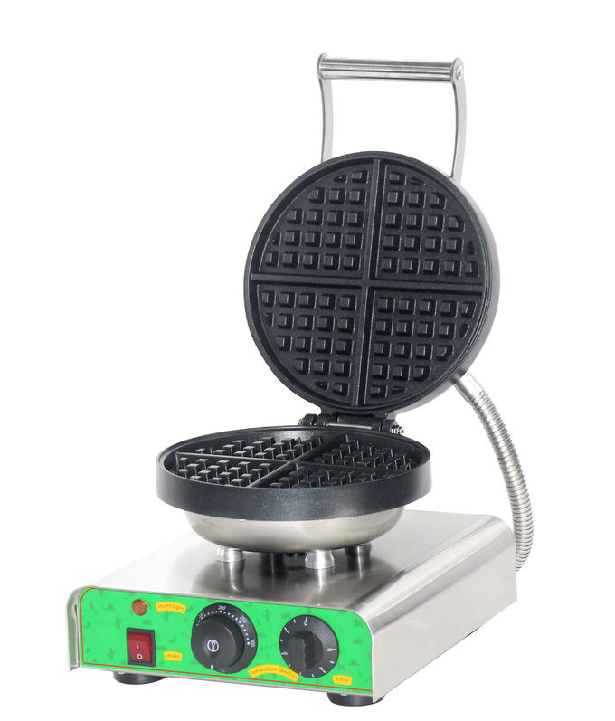 Electric 1.75kw Single Waffle Maker For Hotel