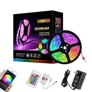 Quality RGB 5050 Light Set Tape Smart LED Music Light IP65 Waterproof 5M Home Decoration wholesale