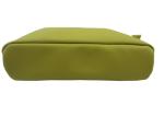 Eco-friendly Yellow Travel Accessory Bag Firm PU Material Cosmetic Bag