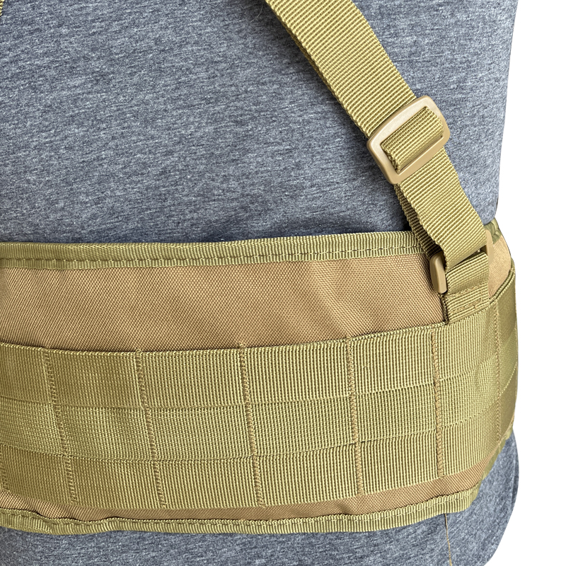 Adjustable Cross Body Molle Chest Harness Vest Cummerbund Belt for Position Carry Loin