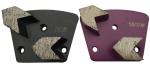 OEM Diamond Floor Pads , Metal Diamond Floor Polishing Pads For Concrete