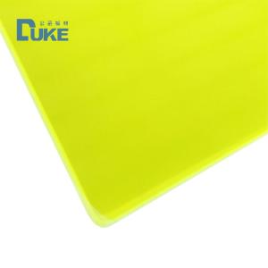 China Fluorescent Neon Translucent Green Color Cast Acrylic Plexiglass Sheet For Signage on sale