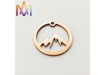 2.2g Mountaineering Enthusiasts Stainless Steel Hollow Charms