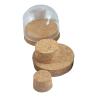 Buy cheap FSC OEM Decor Natural Cork Lids Glass Dome Cork Base Nontoxic from wholesalers
