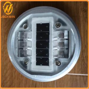 Quality 140 * 50mm 6PCS Aluminum Alloy Shell LED Solar Road Studs For Road Safety wholesale