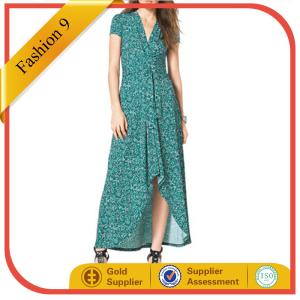Quality Printed High-Low Maxi Dress wholesale