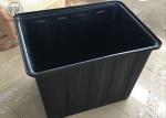 Heavy Duty Mobile 10 Bushel Poly Box Trucks For Wet Laundry K300 Rotomolding PE