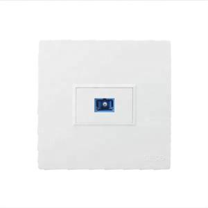 Quality 4 Cores Fiber Optic Plate 86*86mm , ABS SC Fiber Wall Plate For Multi Floor Building wholesale