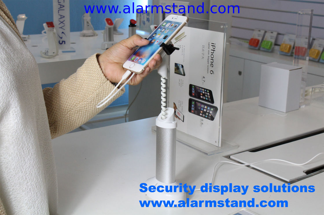 COMER alarm anti-theft security mobile phone display stand holder