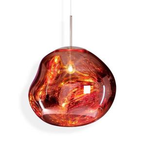 Quality Nordic Design Modern Glass Decorative Red Silver Yellow Chandelier Hanging Pendant Lamps wholesale