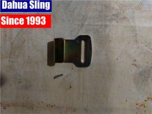 Quality Steel 2&quot; Narrow Flat Hook , Heavy Duty Ratchet Strap Hooks 5000lbs wholesale