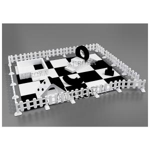 Quality White And Black Soft Play Ball Pit Soft Play Sets For Indoor Kids Playground wholesale
