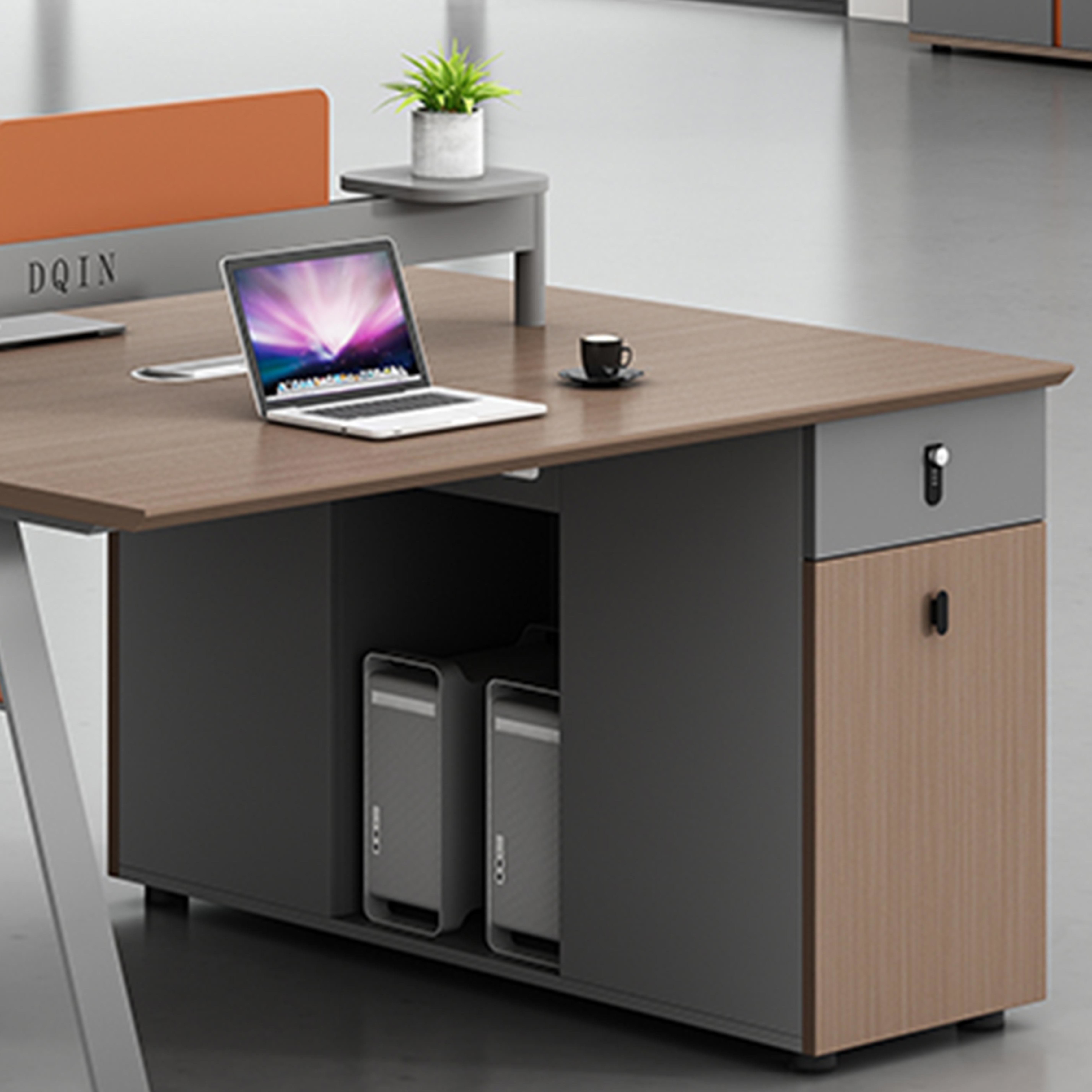 Multiperson Desk Office Desks Boss Wooden Director Table Modern Desk With Cabinet