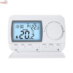 Riseem Wired Electric Heat Programmable Boiler Room Thermostat 230V ABS For Gas