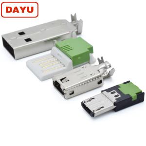 Quality USB Crimp Fast Charging Connector With Micro Jocket Housing Set wholesale