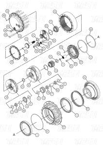 Quality Bolt On Planetary 511-6013 527-7082 514-9423 514-9426 326D Excavator Travel Drive For Energy Mining Industrial Machinery wholesale