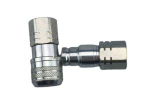Quality Carbon Steel 0.25'' Flat Face Coupler , ISO 16028 Flat Face Couplings wholesale