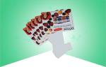 350GSM Custom Packaging Boxes Artpaper Paper Card Snack Wobbler With Glossy