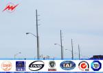 12 Sides 2.5KN Load 15m Galvanised Steel Poles Burial Type Galvanization