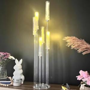 Quality Table Decorations Candle Holder Acrylic Candelabra Centerpiece Wedding Centerpieces wholesale