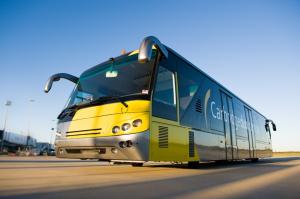 Quality 102 Passenger Low Floor Buses Airport Passenger Bus With Anti - Slip Rubber Floor wholesale